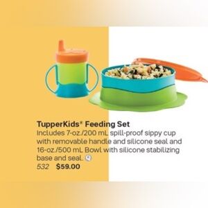 COPY - Tupperware TupperKids Feeding 2pc Set